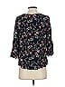 Gap 100% Rayon Black 3/4 Sleeve Blouse Size XS - photo 2