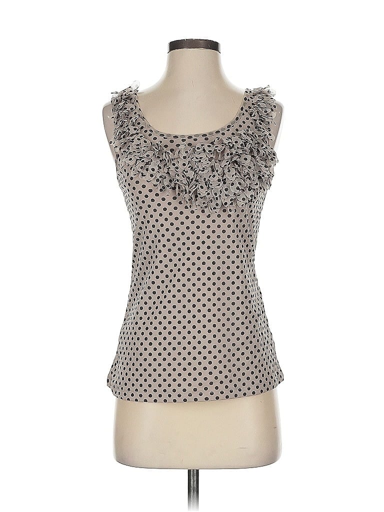 Pre-owned Inc International Concepts Sleeveless Top Gray Sweetheart Neckline Tops