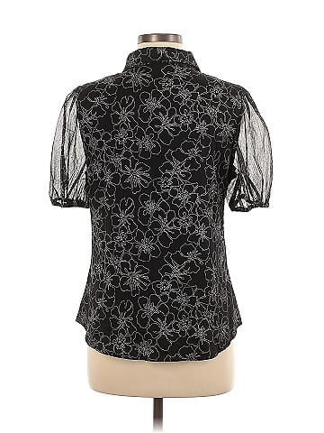 Allegra K Short Sleeve Blouse (view 2)