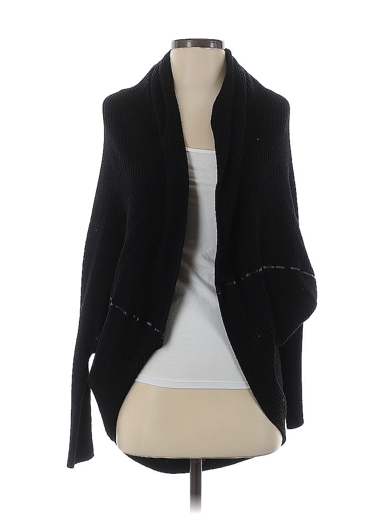 Pre-owned T Tahari Cardigan Sweater In Black