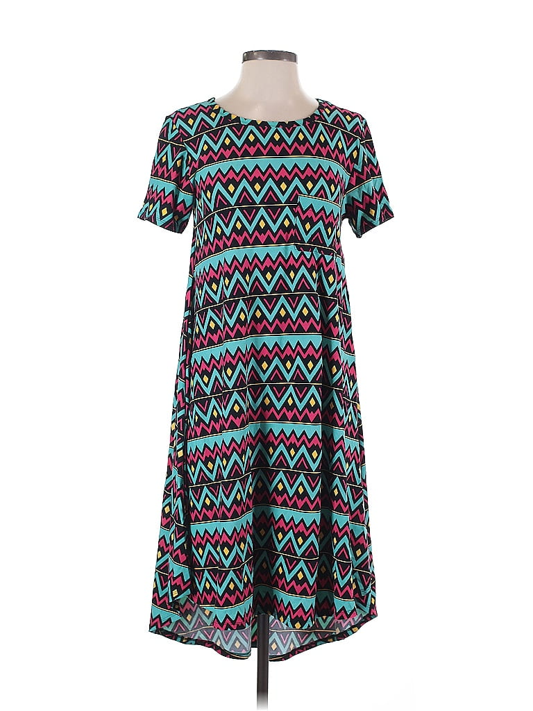 Click to view more detailed imagery on our partner's website Pre-owned Lularoe Casual Dress In Blue