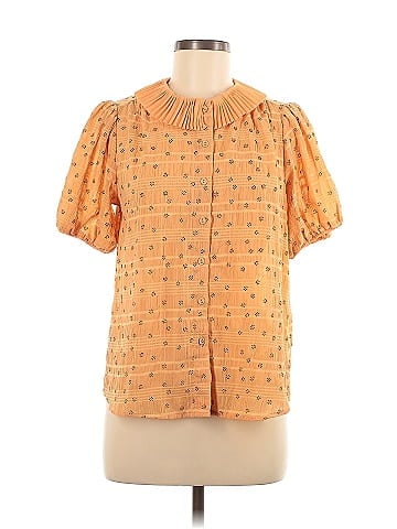 Allegra K Short Sleeve Blouse (view 1)