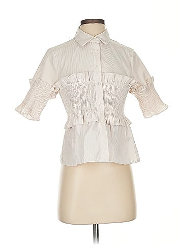 Lost Ink Short Sleeve Blouse (view 1)