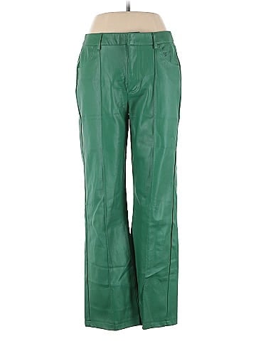 Stradivarius Faux Leather Pants (view 1)