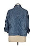 Sigrid Olsen 100% Cotton Blue 3/4 Sleeve Button-Down Shirt Size 16 - photo 2