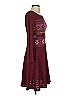 Cecilia Prado Argyle Burgundy Casual Dress Size S - photo 3