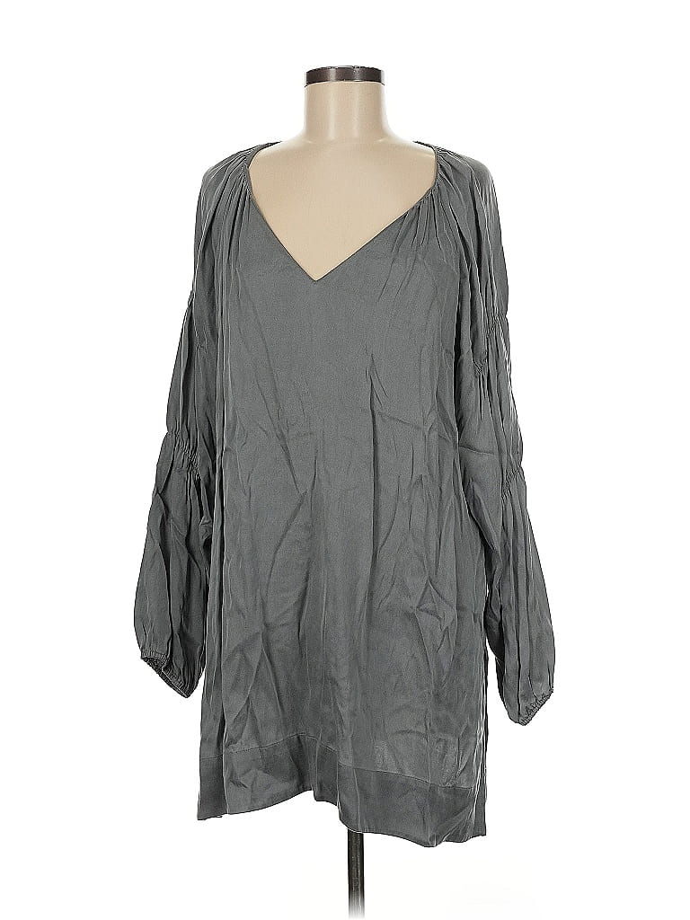 Pre-owned Adolfo Dominguez Casual Dress In Gray