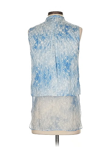 Elie Tahari Sleeveless Silk Top (view 2)