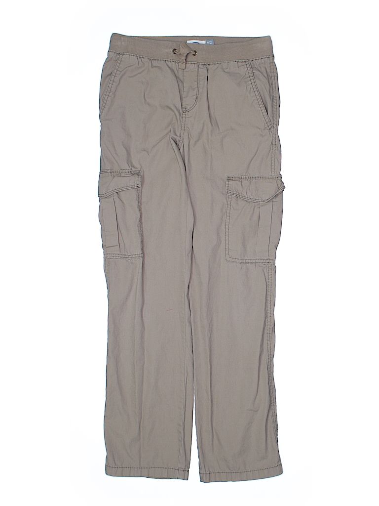 Old Navy 100% Cotton Solid Beige Cargo Pants Size 14 - 16 - 40% off ...