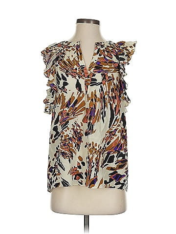 Tibi Sleeveless Silk Top (view 1)