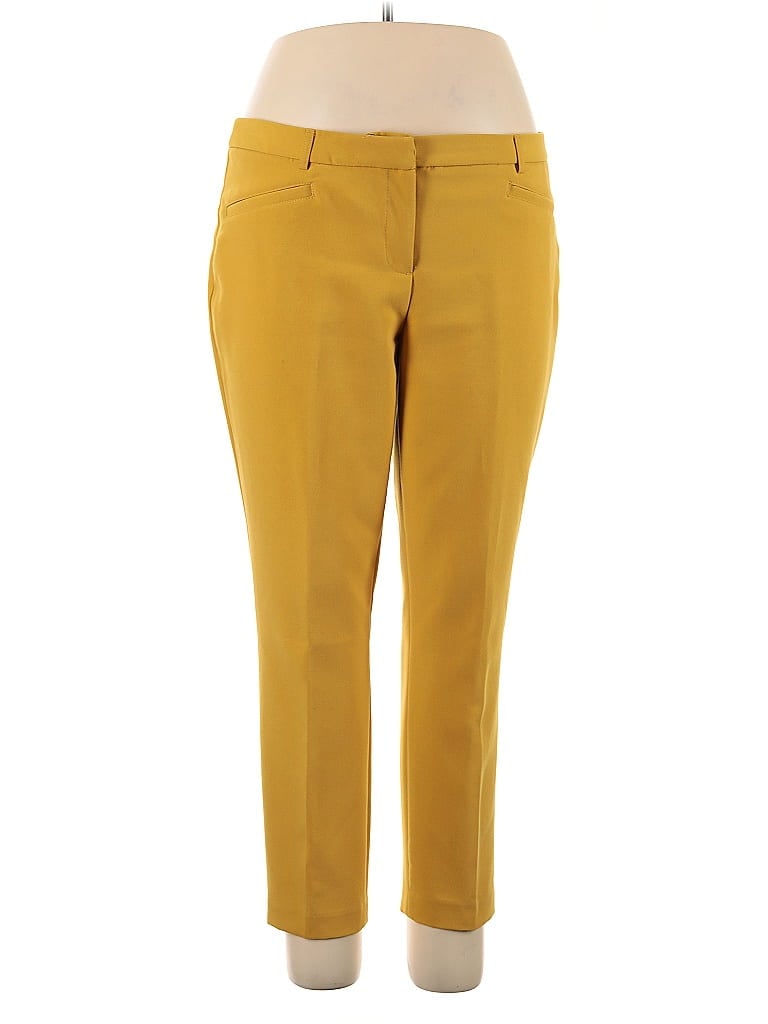 Pre-owned Cynthia Rowley Tjx Casual Pants In Yellow