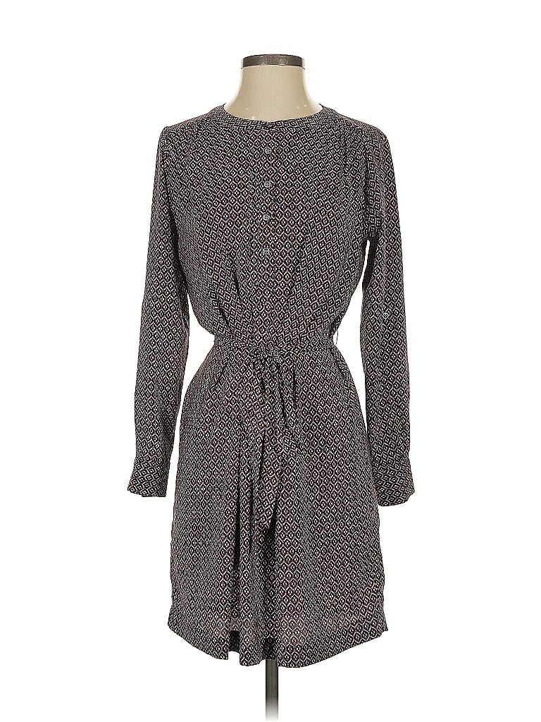 Pre-owned Ann Taylor Loft Casual Dress In Gray