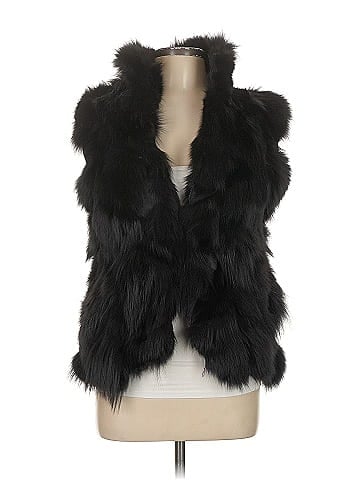 Adrienne Landau Faux Fur Vest (view 1)