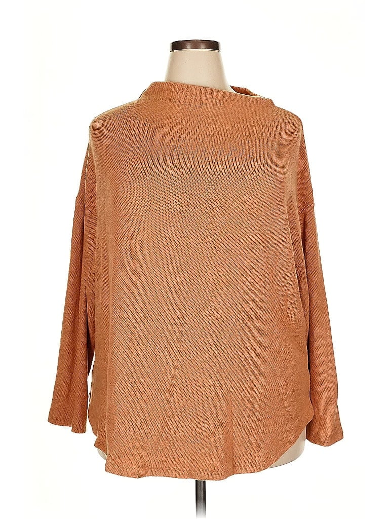 Pre-owned Old Navy Turtleneck Sweater In Brown