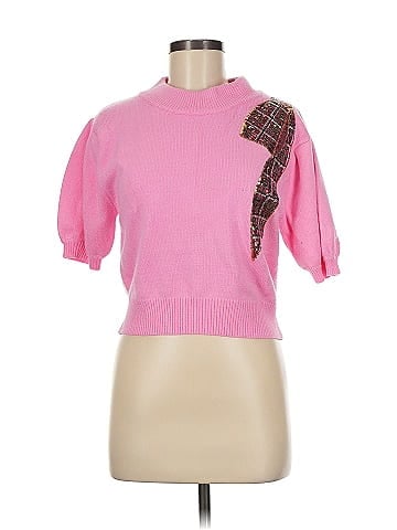 Peach Love Pullover Sweater (view 1)