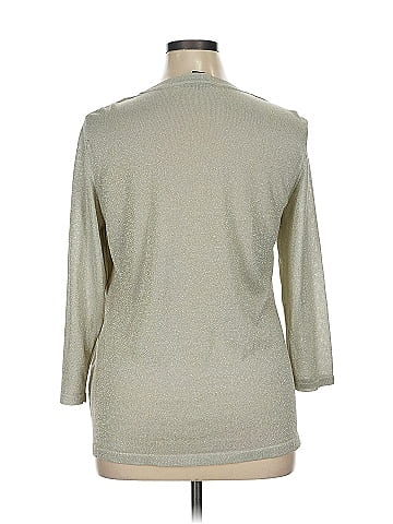 August Silk 3/4 Sleeve Top (view 2)
