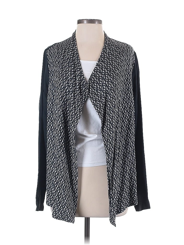 Pre-owned Three Dots Blazer Jacket In Gray