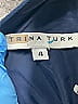 Trina Turk 100% Polyester Solid Blue Cocktail Dress Size 4 - photo 8