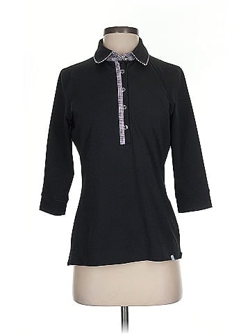 GG Blue Long Sleeve Polo (view 1)