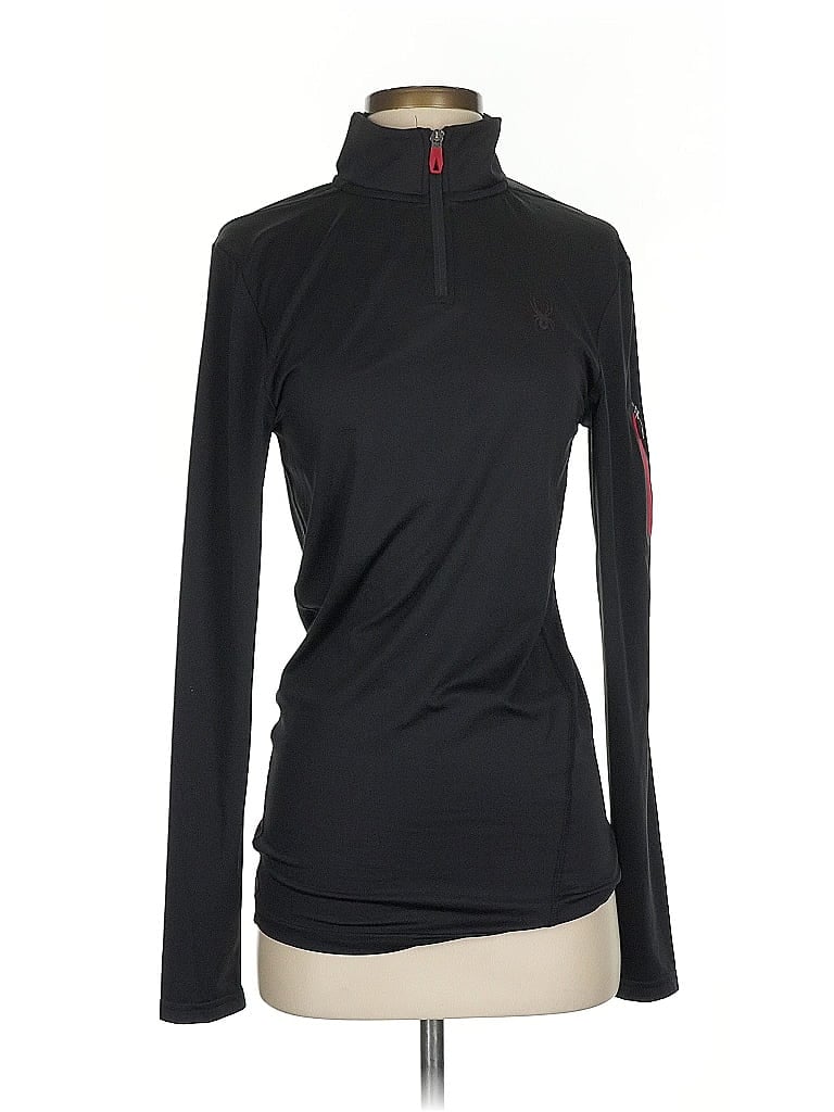 Click to view more detailed imagery on our partner's website Pre-owned Spyder Long Sleeve Turtleneck In Black