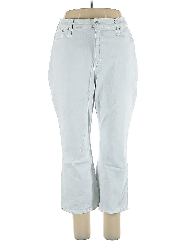 Pre-owned J.crew Factory Store Jeans In Silver