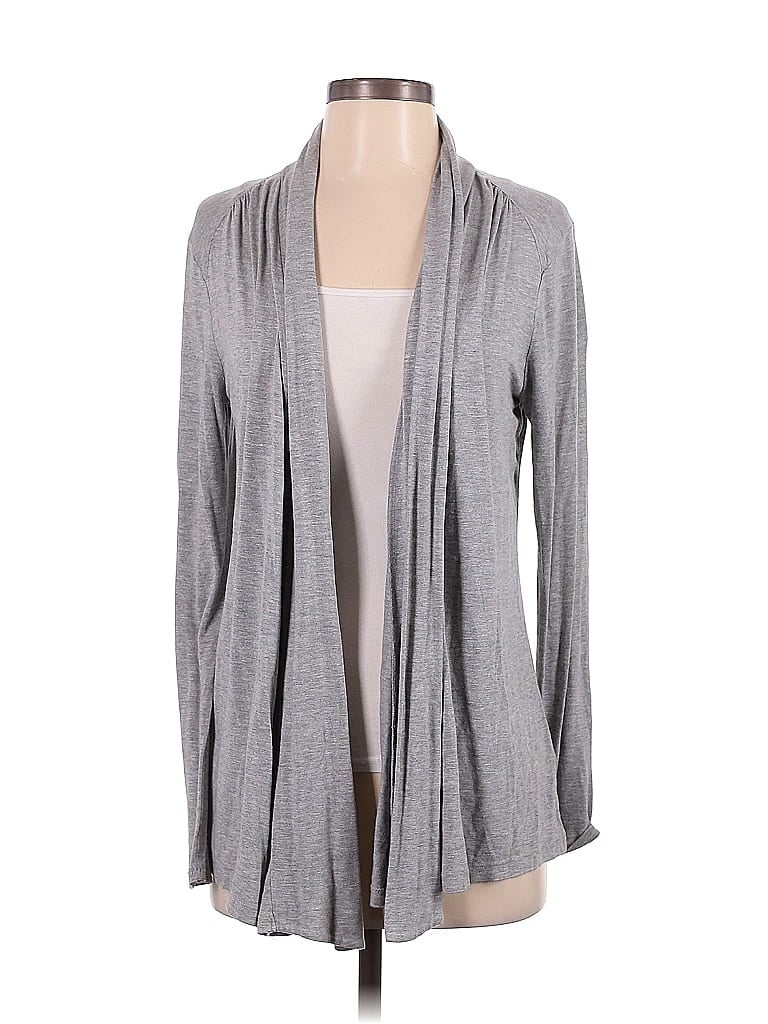Pre-owned Liz Claiborne Cardigan Sweater In Gray