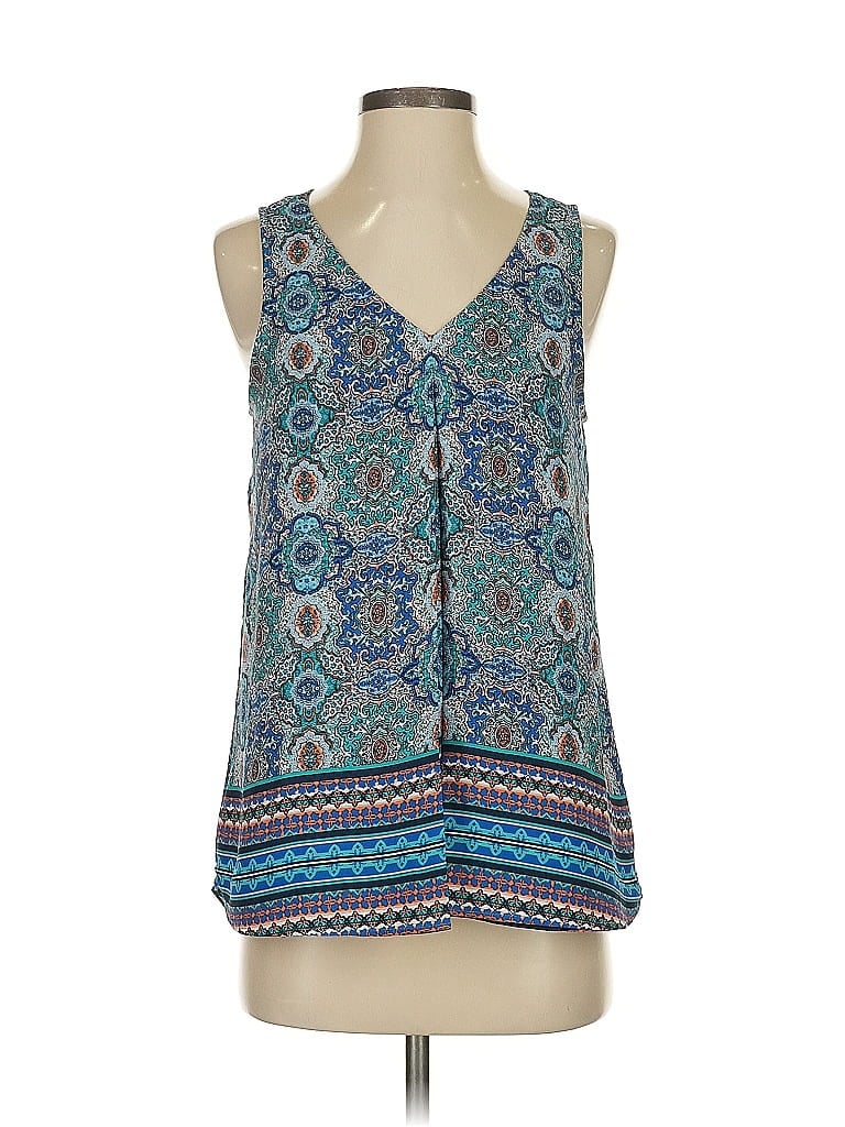 Pre-owned Dr2 Sleeveless Blouse In Blue