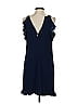 Trina Turk 100% Polyester Solid Blue Cocktail Dress Size 4 - photo 4