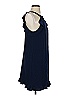 Trina Turk 100% Polyester Solid Blue Cocktail Dress Size 4 - photo 5