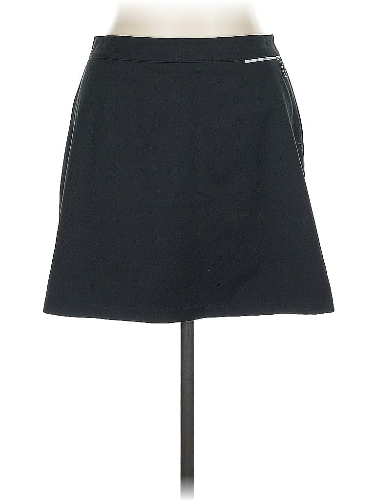 Tail 100% Other Solid Black Casual Skirt Size 12 - photo 1