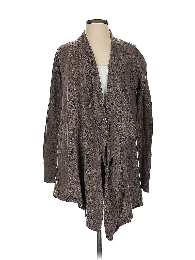 Click to view more detailed imagery on our partner's website Pre-owned Barefoot Dreams Cardigan Sweater In Gray