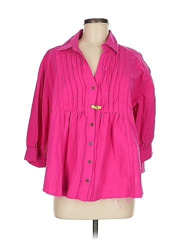 Ces Femme 3/4 Sleeve Button-Down Shirt (view 1)