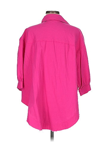 Ces Femme 3/4 Sleeve Button-Down Shirt (view 2)