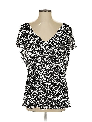 G.H. Bass & Co. Short Sleeve Blouse (view 1)