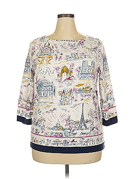 Talbots 3/4 Sleeve T-Shirt (view 1)