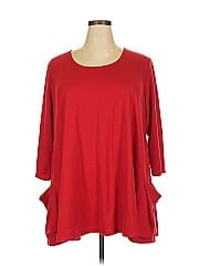 Susan Graver 3/4 Sleeve Top