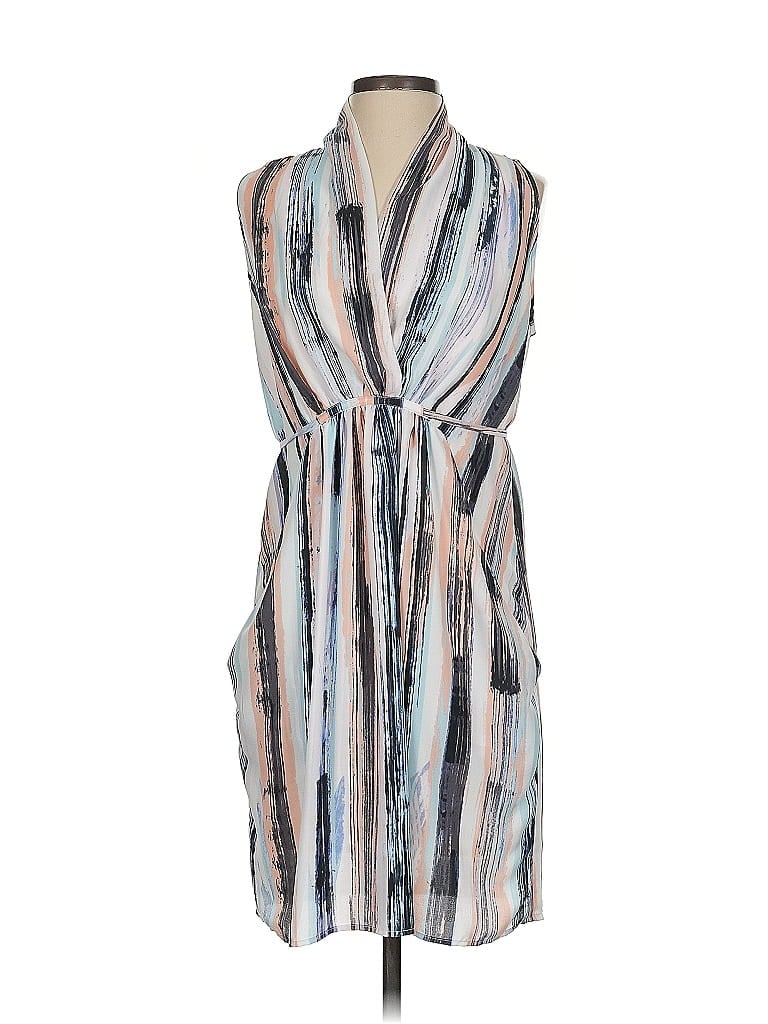 Pre-owned Bar Iii Casual Dress In Gray