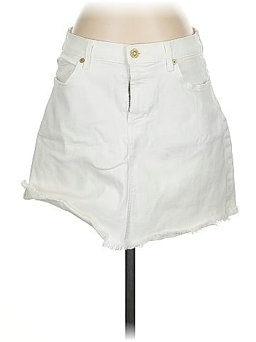7 For All Mankind Denim Skirt (view 1)