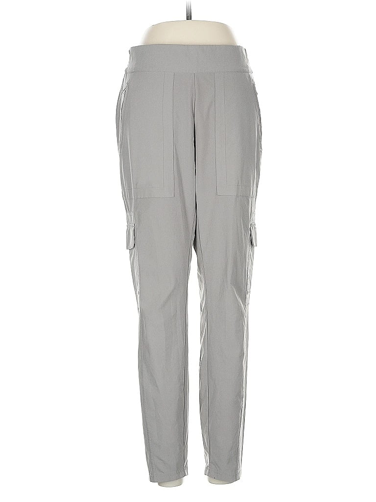 Pre-owned Athleta Cargo Pants In Gray