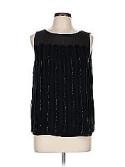 St. John Sleeveless Silk Top