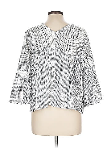 En Creme 3/4 Sleeve Blouse (view 2)