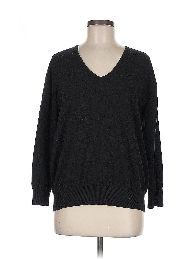 Pre-owned Mng Pullover Sweater In Black
