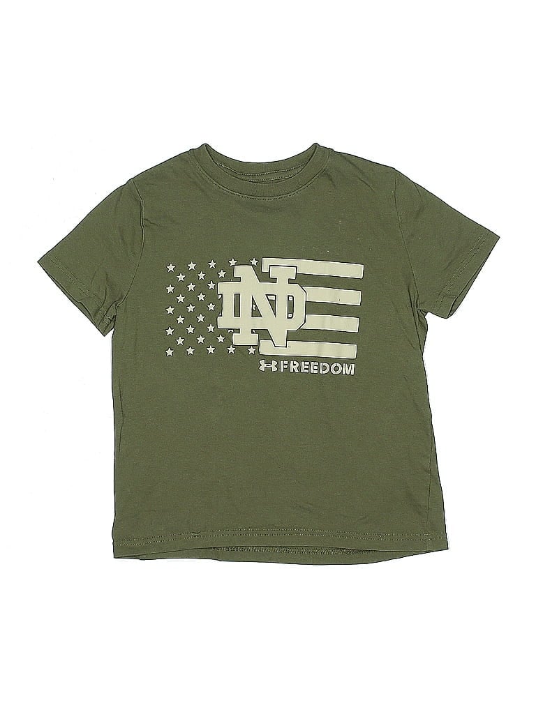 Pre-owned Under Armour Kids' Short Sleeve T-shirt In Green