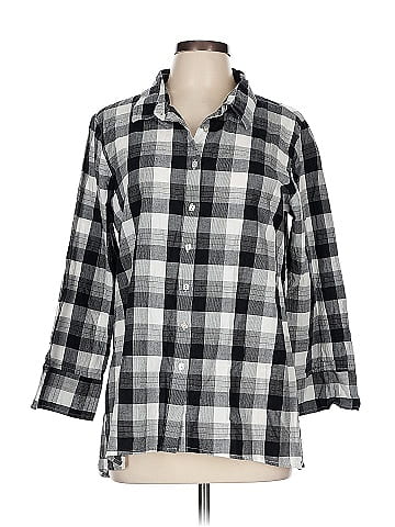 Lula b 3/4 Sleeve Button-Down Shirt (view 1)