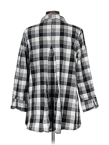 Lula b 3/4 Sleeve Button-Down Shirt (view 2)