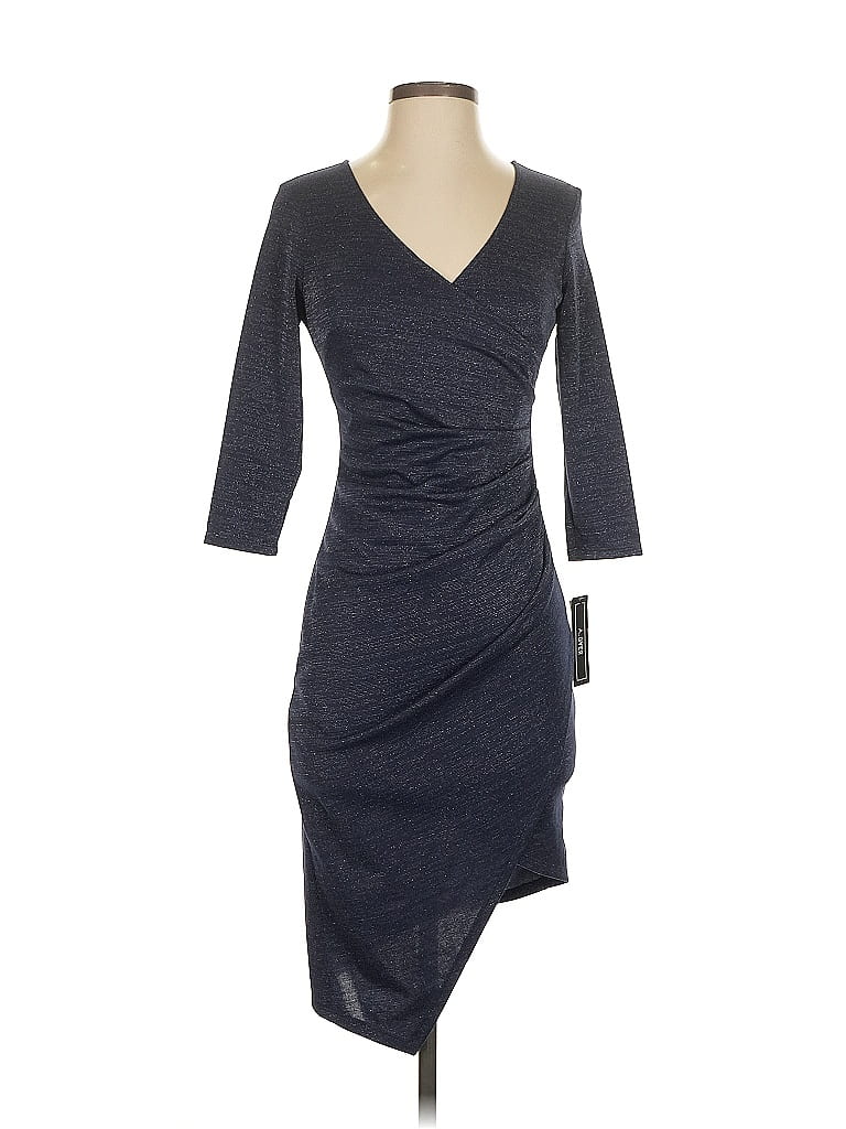 Pre-owned A. Byer Cocktail Dress In Gray