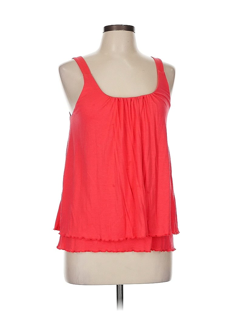 Pre-owned Ann Taylor Loft Outlet Sleeveless Blouse In Red