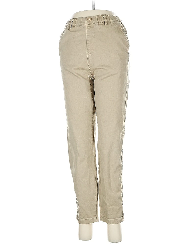 Pre-owned Uniqlo Khaki Pant In Brown
