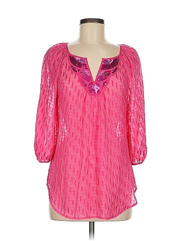 Robert Graham 3/4 Sleeve Silk Top (view 1)