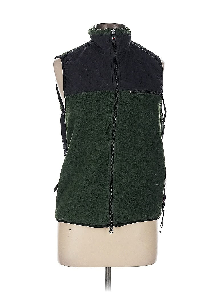 Pre-owned Nautica Vest In Green